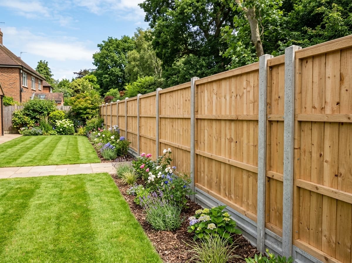 Garden Fencing — WPE Property South Mimms
