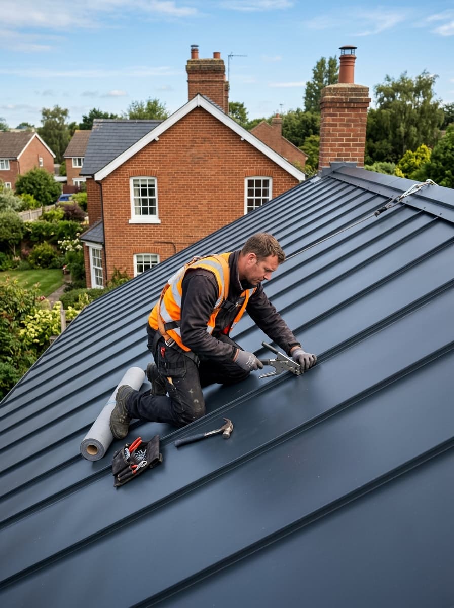 WPE Property metal roofing installation
